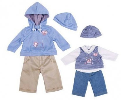 789-131 Комплект одежды для куклы мальчика annabell