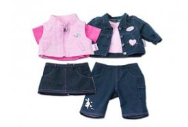 811-627 Одежда Джинсовая коллекция для baby born, 2 в асс-те